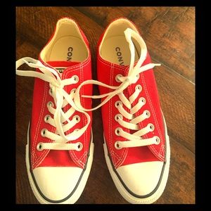 Red Converse Chuck Taylors